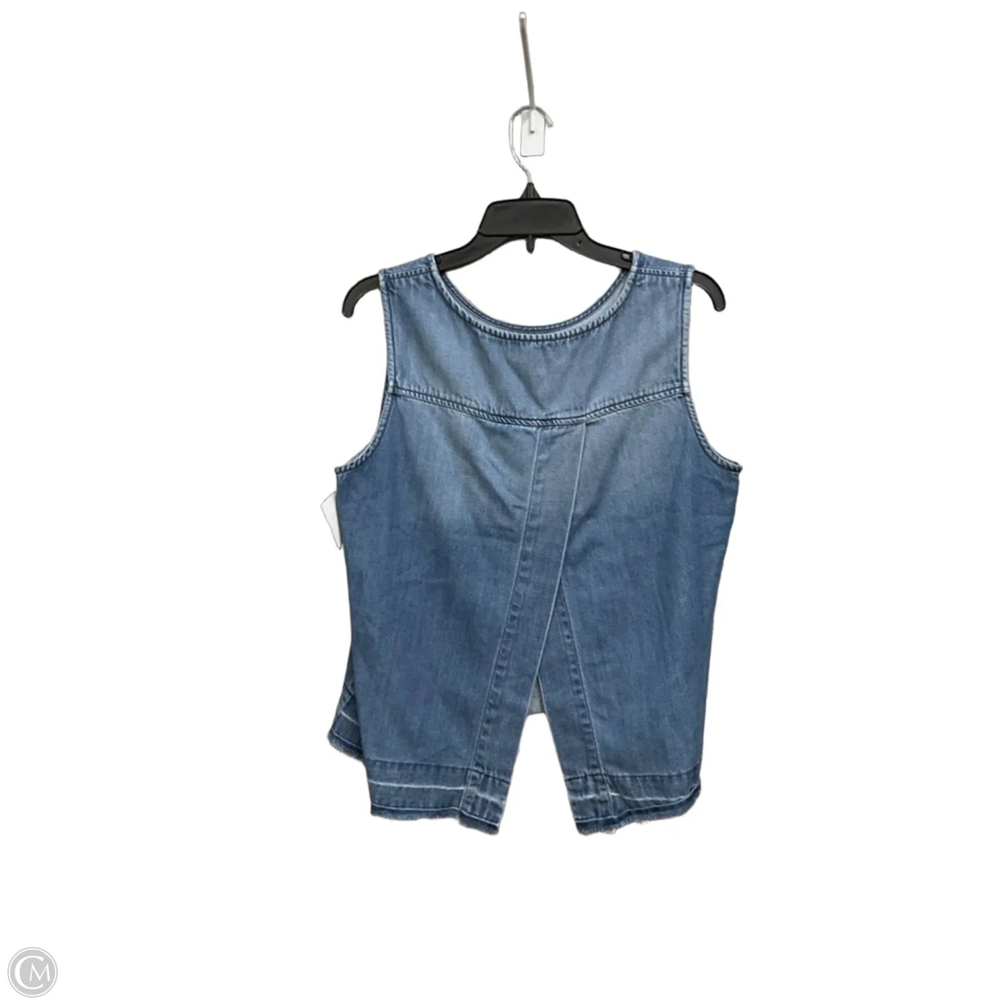 Top Sleeveless By Cloth & Stone In Blue, Size: L