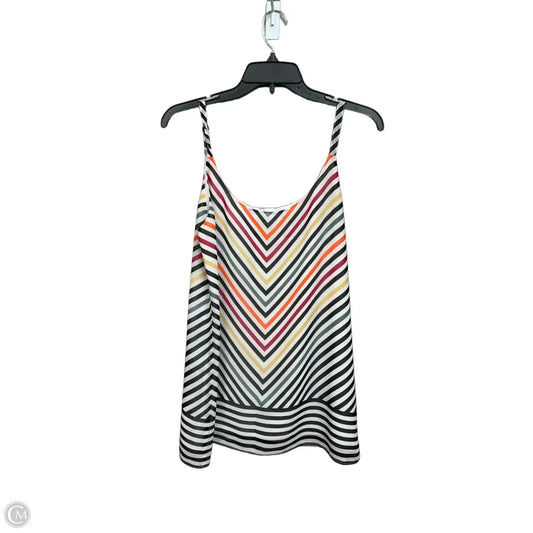 Top Sleeveless By Cabi In Striped Pattern, Size: S