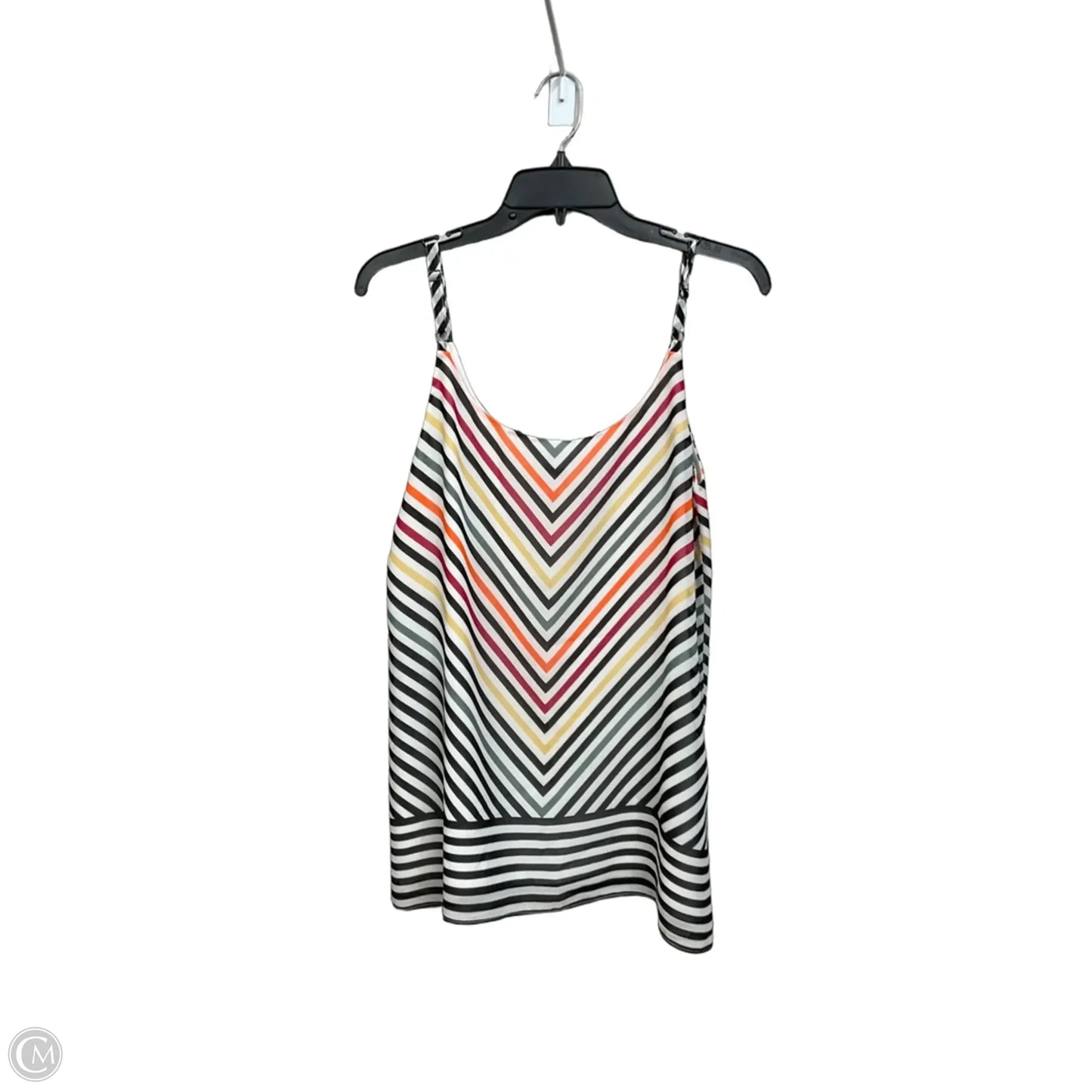 Top Sleeveless By Cabi In Striped Pattern, Size: S