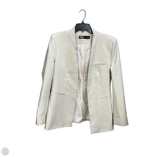 Blazer By Zara In Cream, Size: Xl