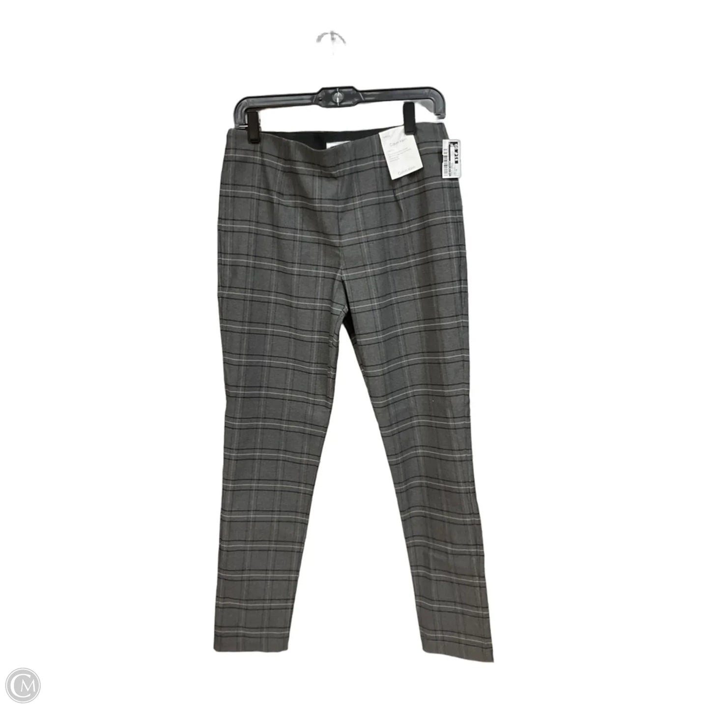 Pants Dress By Calvin Klein In Plaid Pattern, Size: 10