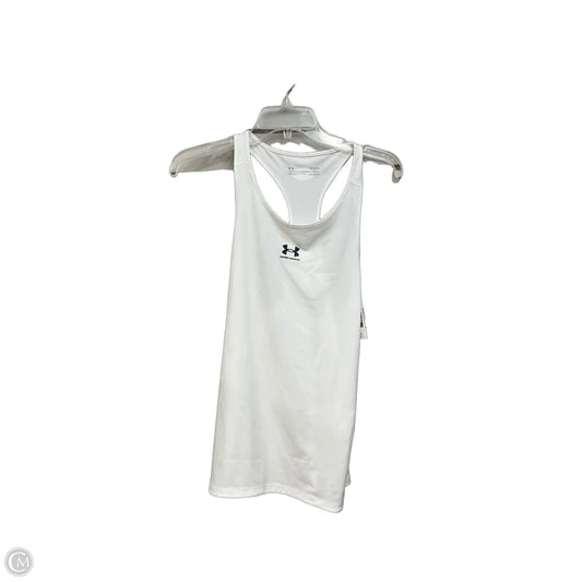 Athletic Tank Top By Under Armour In White, Size: M