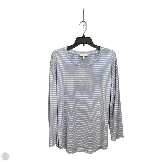 Top Long Sleeve By Talbots In Striped Pattern, Size: Lp