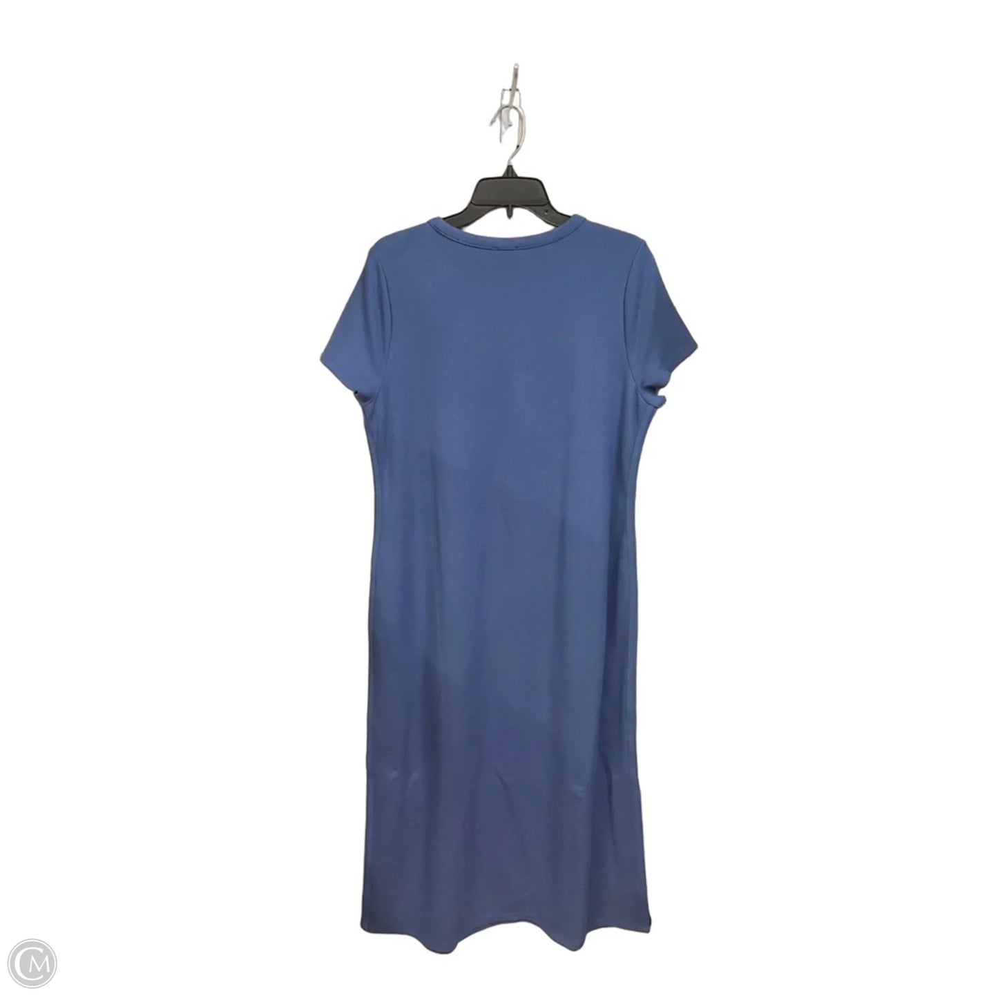Dress Casual Midi By Talbots In Blue, Size: Lp