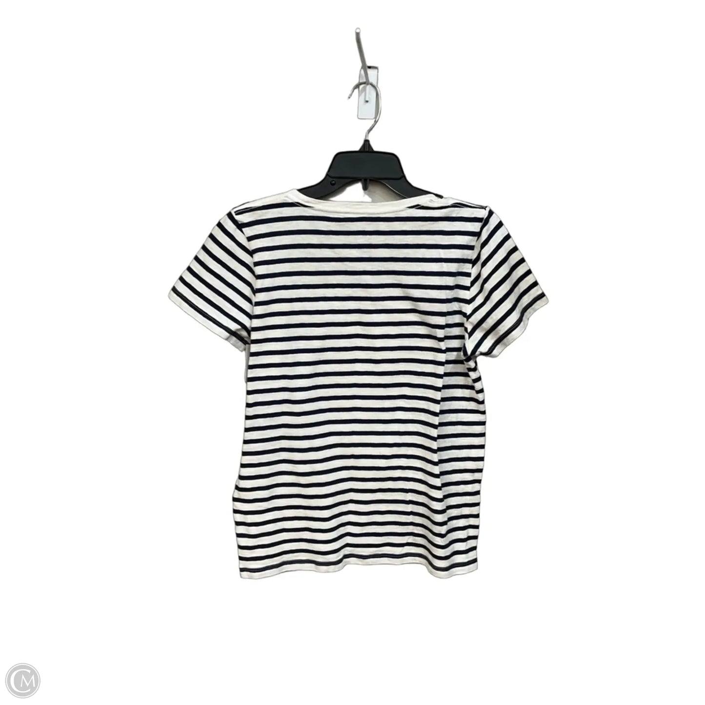 Top Short Sleeve By J. Crew In Striped Pattern, Size: M