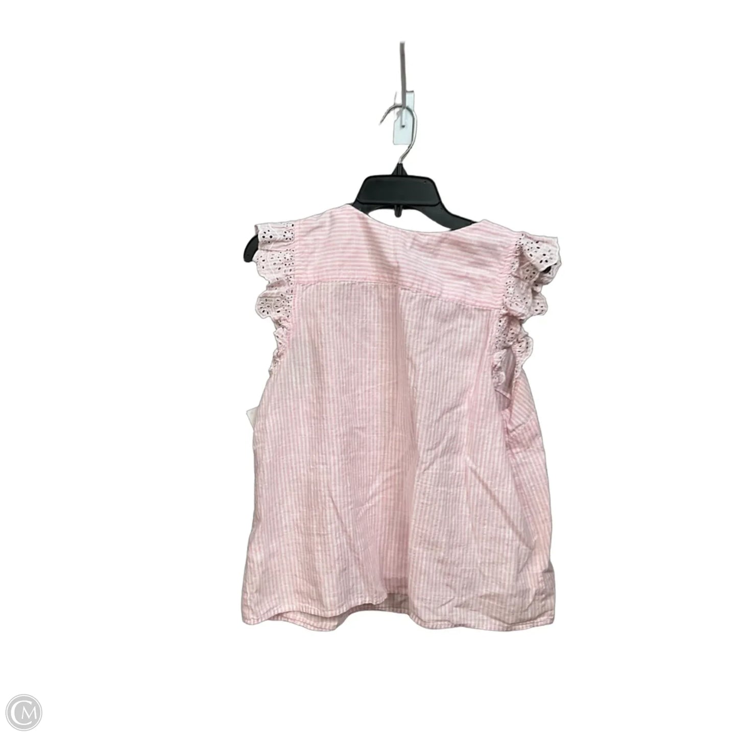 Top Sleeveless By J. Crew In Striped Pattern, Size: L