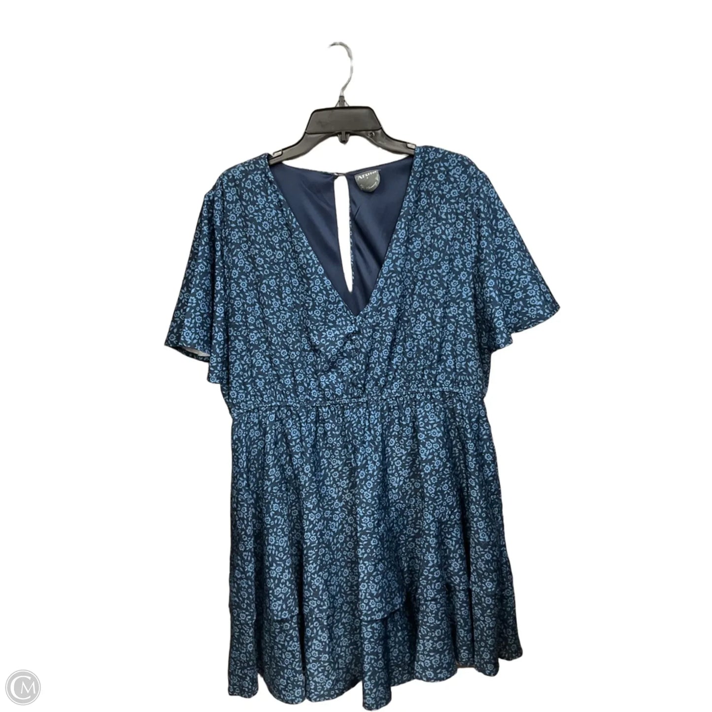 Dress Casual Short By Arula In Floral Print, Size: 1x