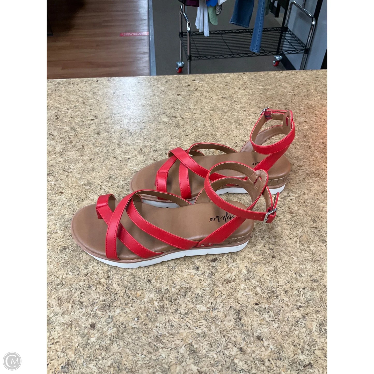 Sandals Flats By Style And Company In Tan, Size: 6