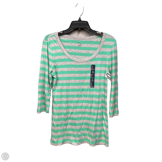 Top Long Sleeve By Gap In Striped Pattern, Size: L