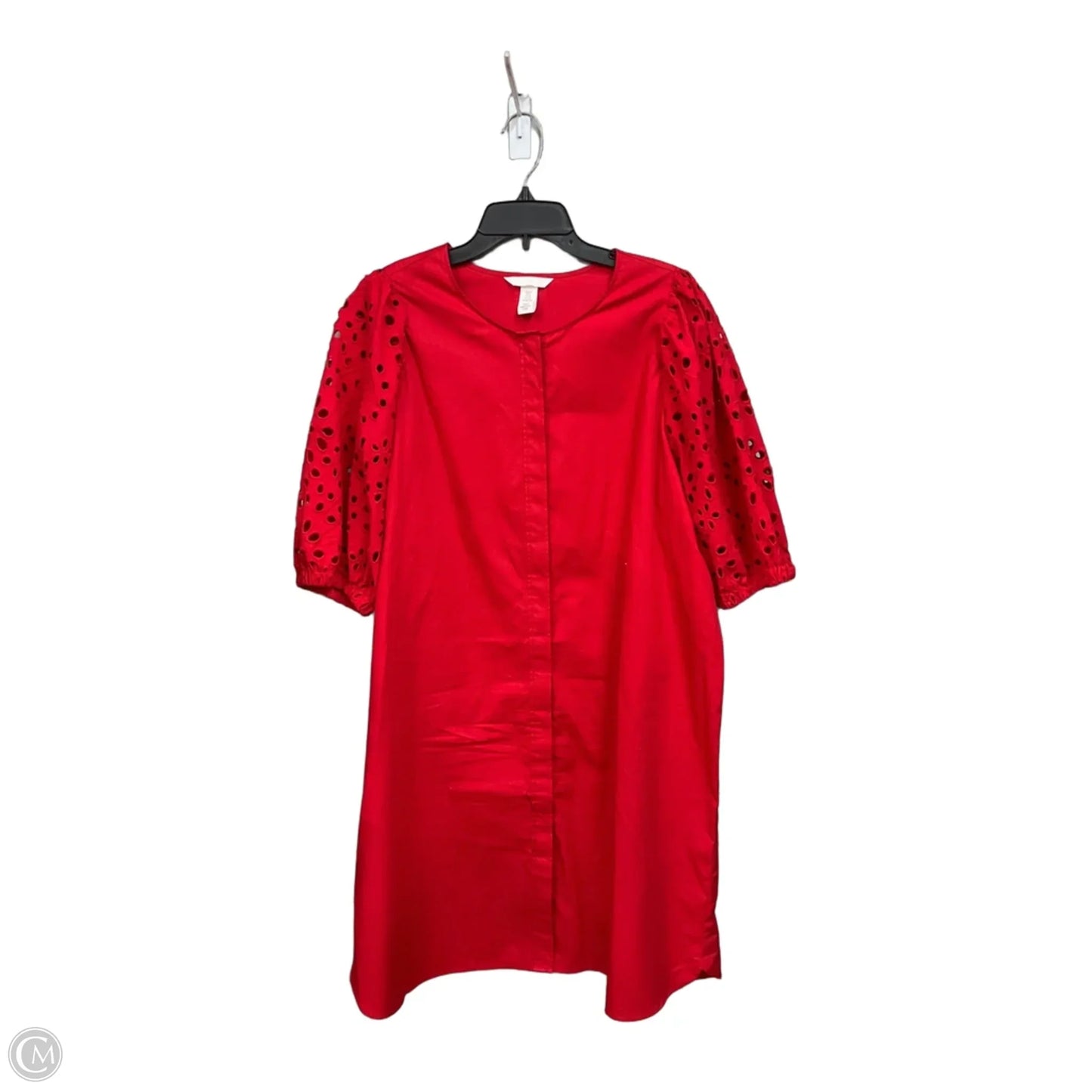 Dress Casual Short By H&m In Red, Size: Xl