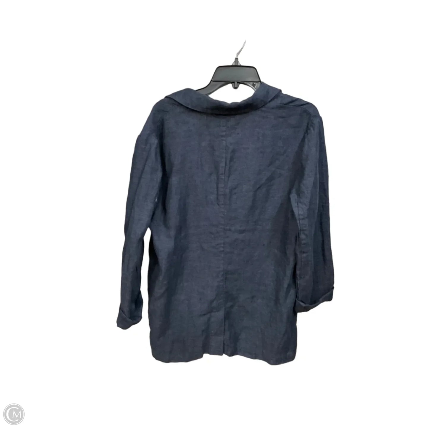 Blazer By Garnet Hill In Blue, Size: M