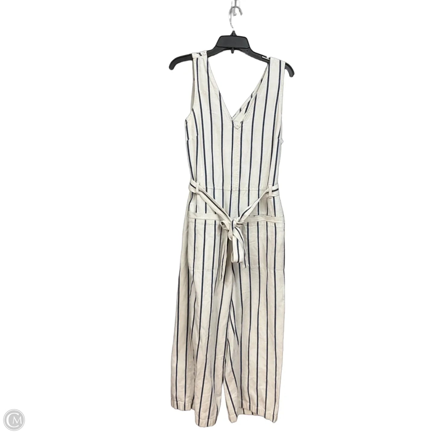 Jumpsuit By Madewell In Striped Pattern, Size: L
