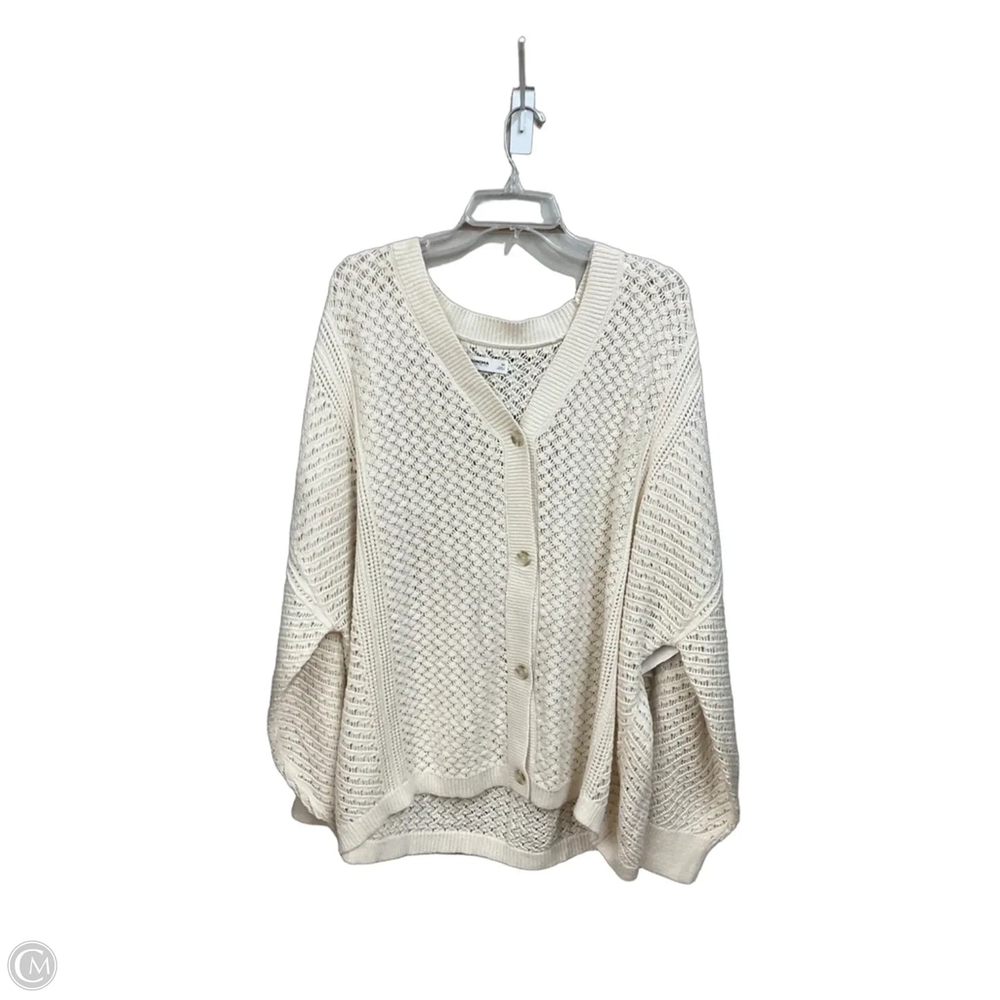 Cardigan By Sonoma In Cream, Size: 3x