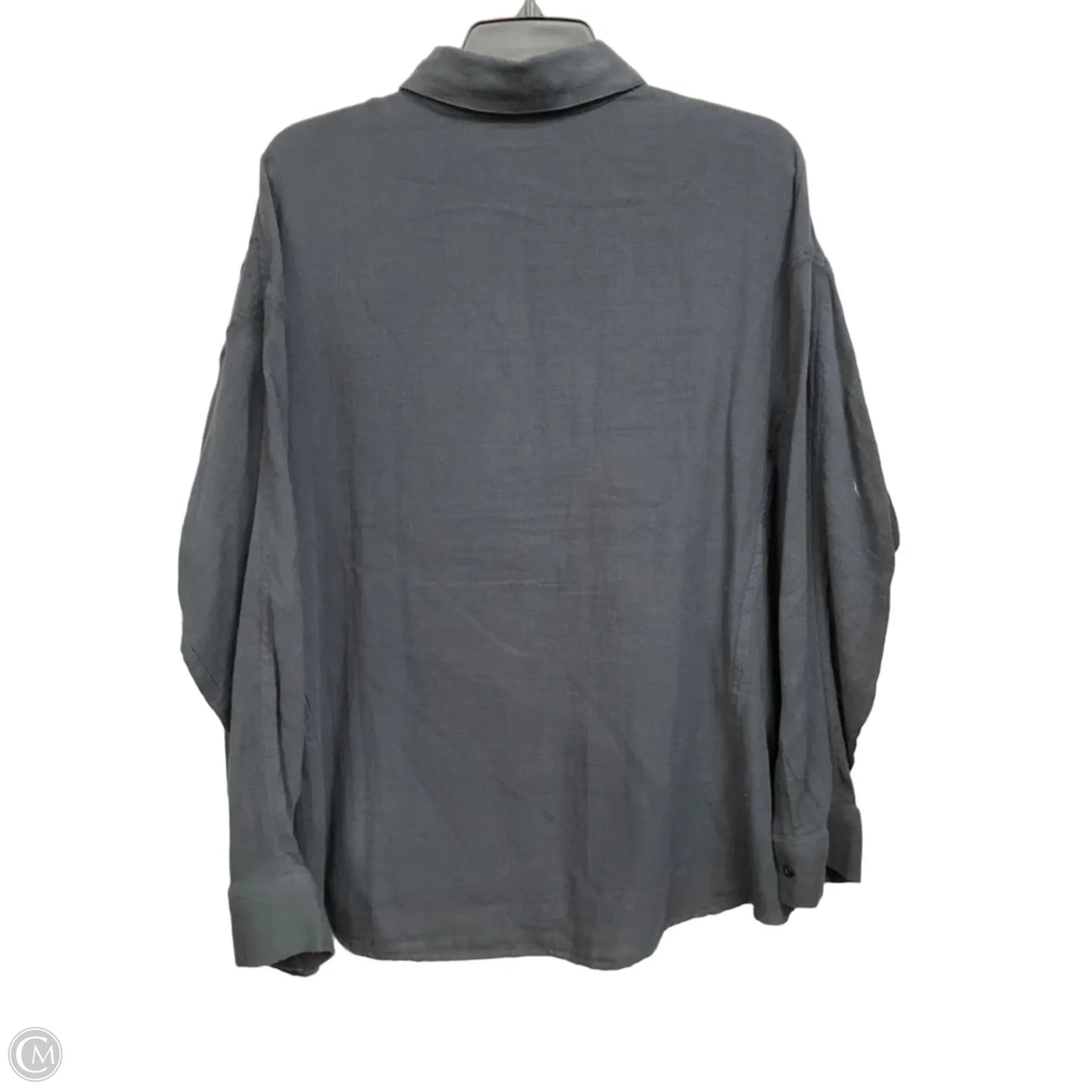 Blouse Long Sleeve By Vineyard Vines In Black, Size: M