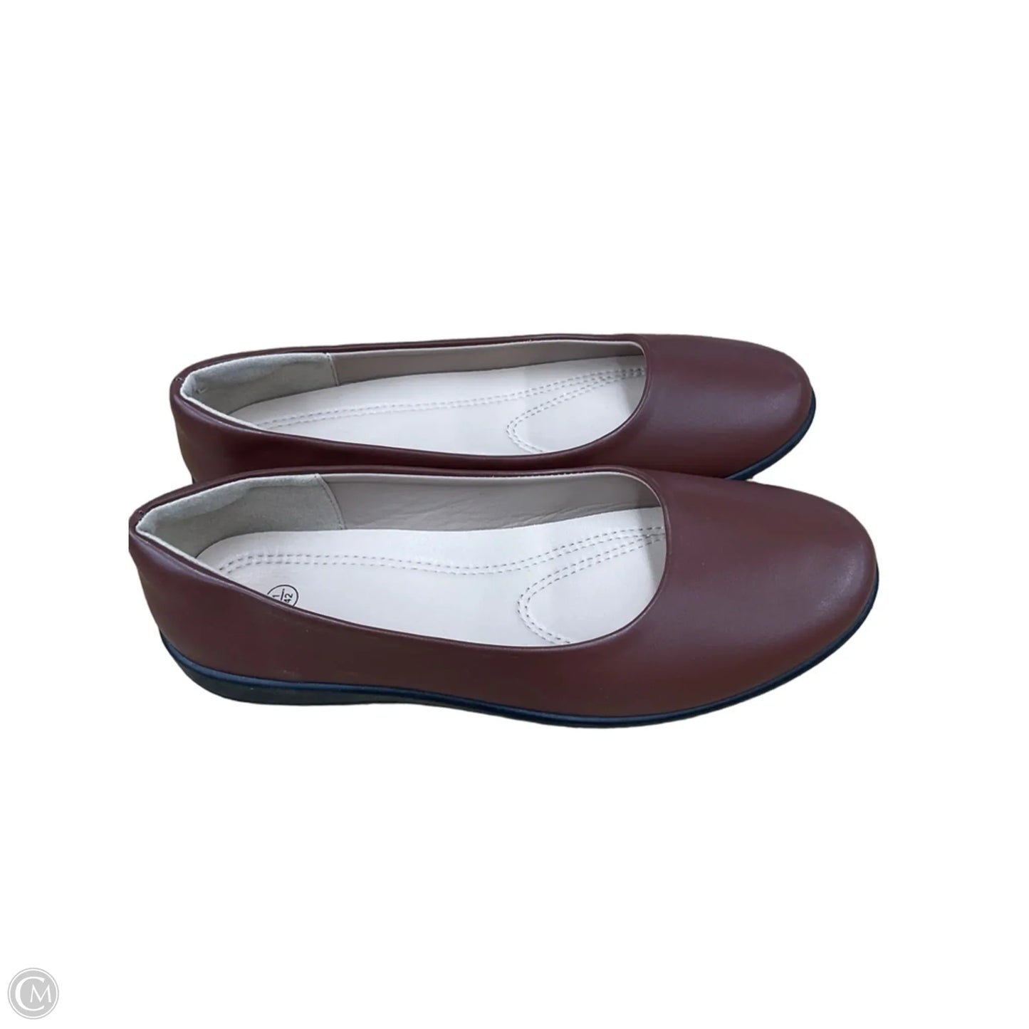 Shoes Flats By Clothes Mentor In Brown, Size: 11