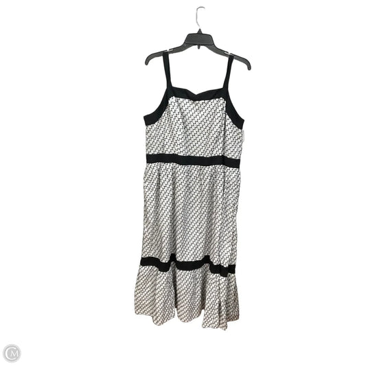 Dress Casual Midi By Lane Bryant In Black & White, Size: 2x