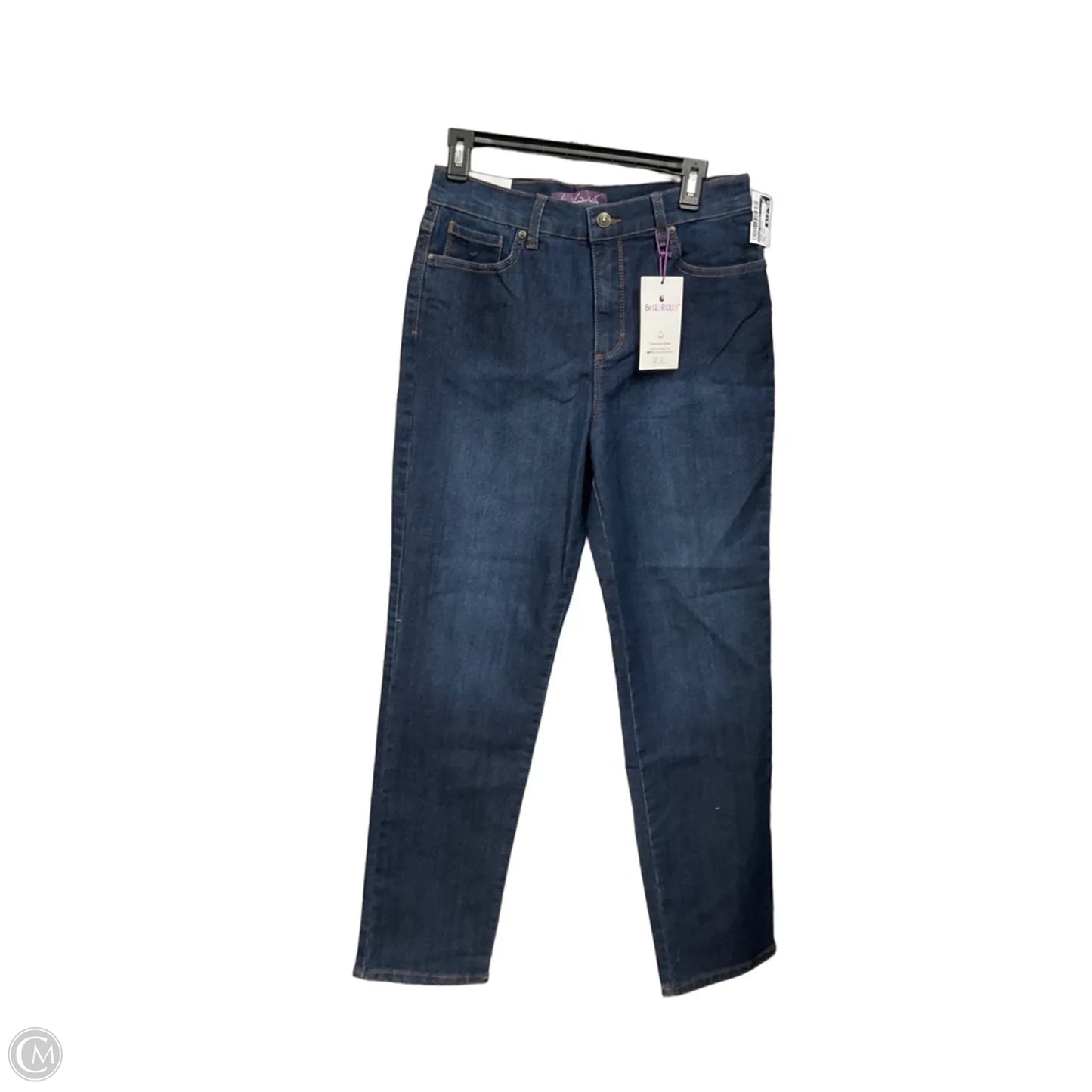 Jeans Straight By Gloria Vanderbilt In Blue Denim, Size: 8