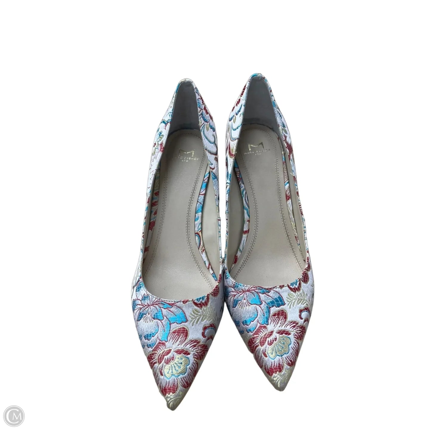 Shoes Heels Block By Marc Fisher In Floral Print, Size: 8.5