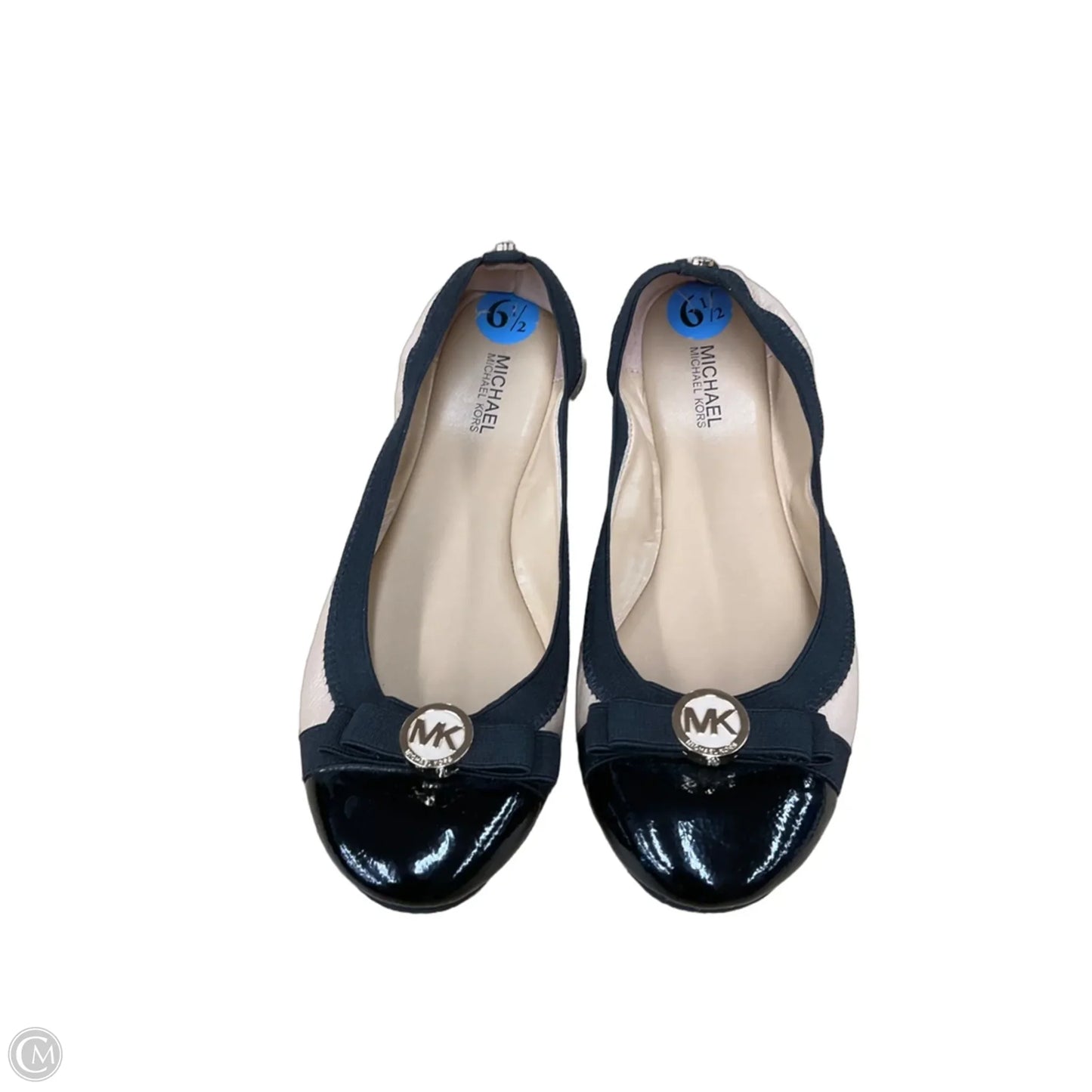 Shoes Flats By Michael By Michael Kors In Black & Tan, Size: 6.5