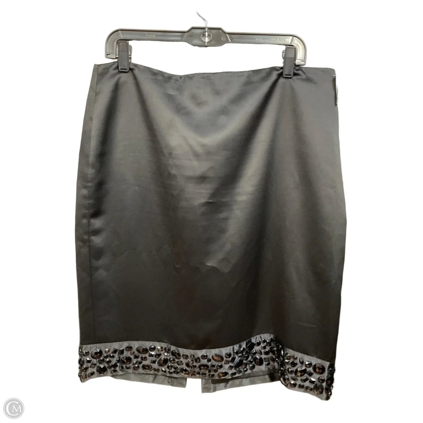 Skirt Midi By White House Black Market In Black, Size: 14
