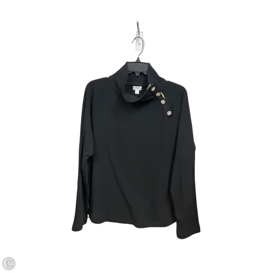 Top Long Sleeve By J. Crew In Black, Size: L