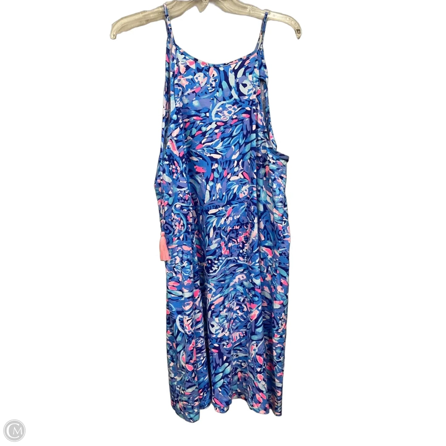 Dress Designer By Lilly Pulitzer In Blue & Pink, Size: Xl
