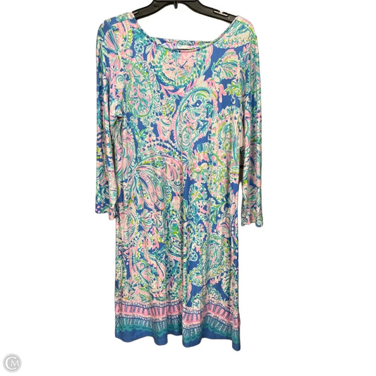 Dress Designer By Lilly Pulitzer In Blue & Pink, Size: Xl