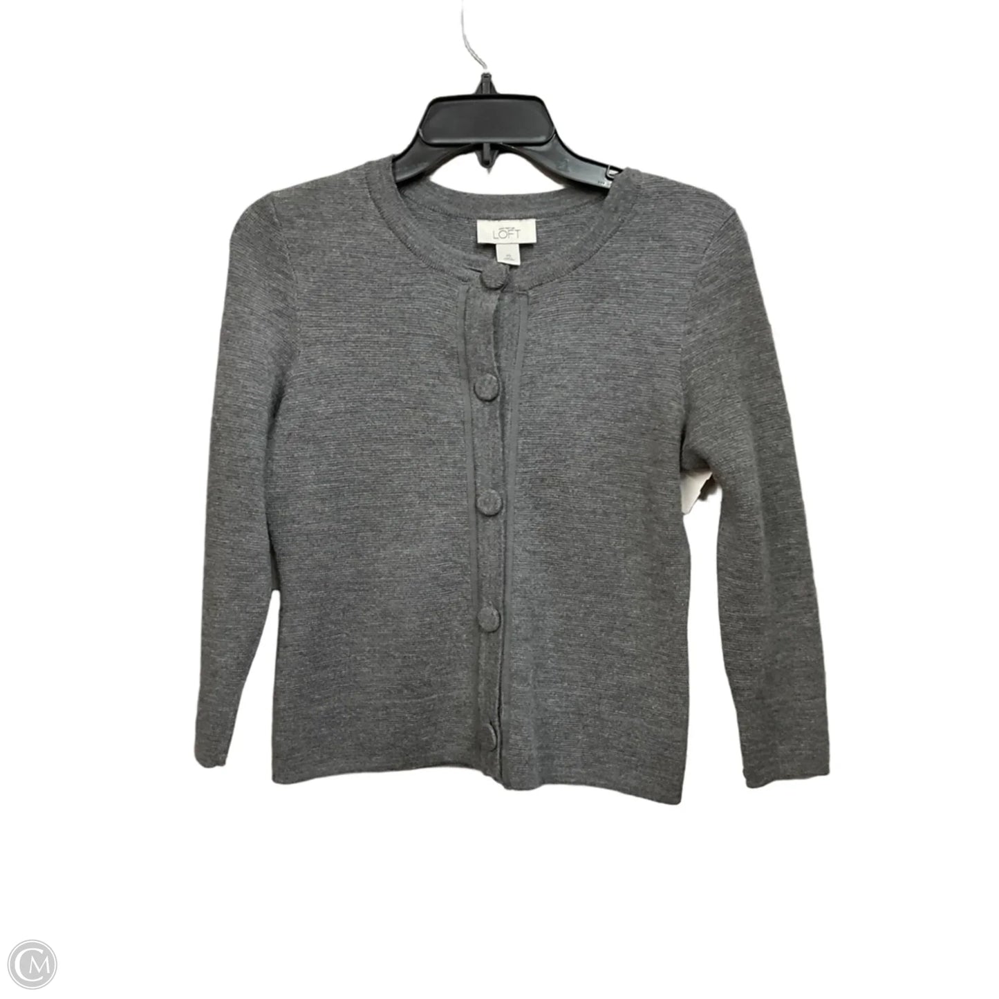 Cardigan By Loft In Grey, Size: Xs