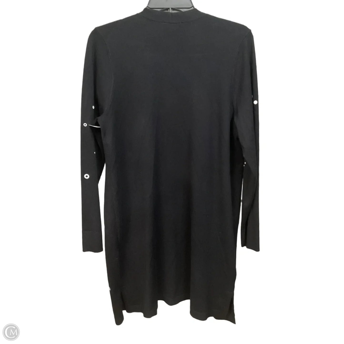 Cardigan By Chicos In Black & White, Size: M