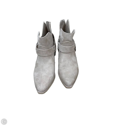 Boots Ankle Heels By Time And Tru In Tan, Size: 6