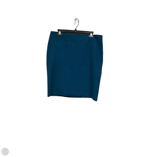 Skirt Midi By New York And Co In Teal, Size: 12
