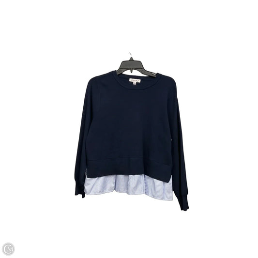 Top Long Sleeve By Nanette Lepore In Navy, Size: Xl