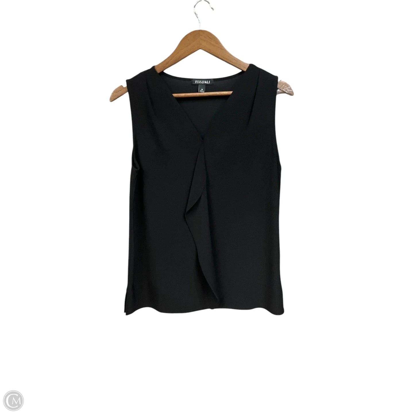 Top Sleeveless By Roz And Ali In Black, Size: M