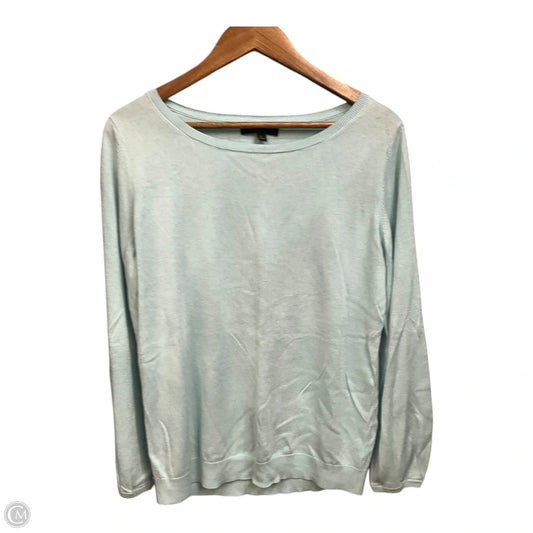 Top Long Sleeve By Banana Republic In Blue, Size: L