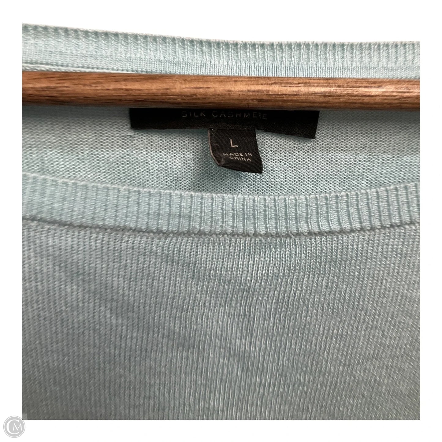 Top Long Sleeve By Banana Republic In Blue, Size: L