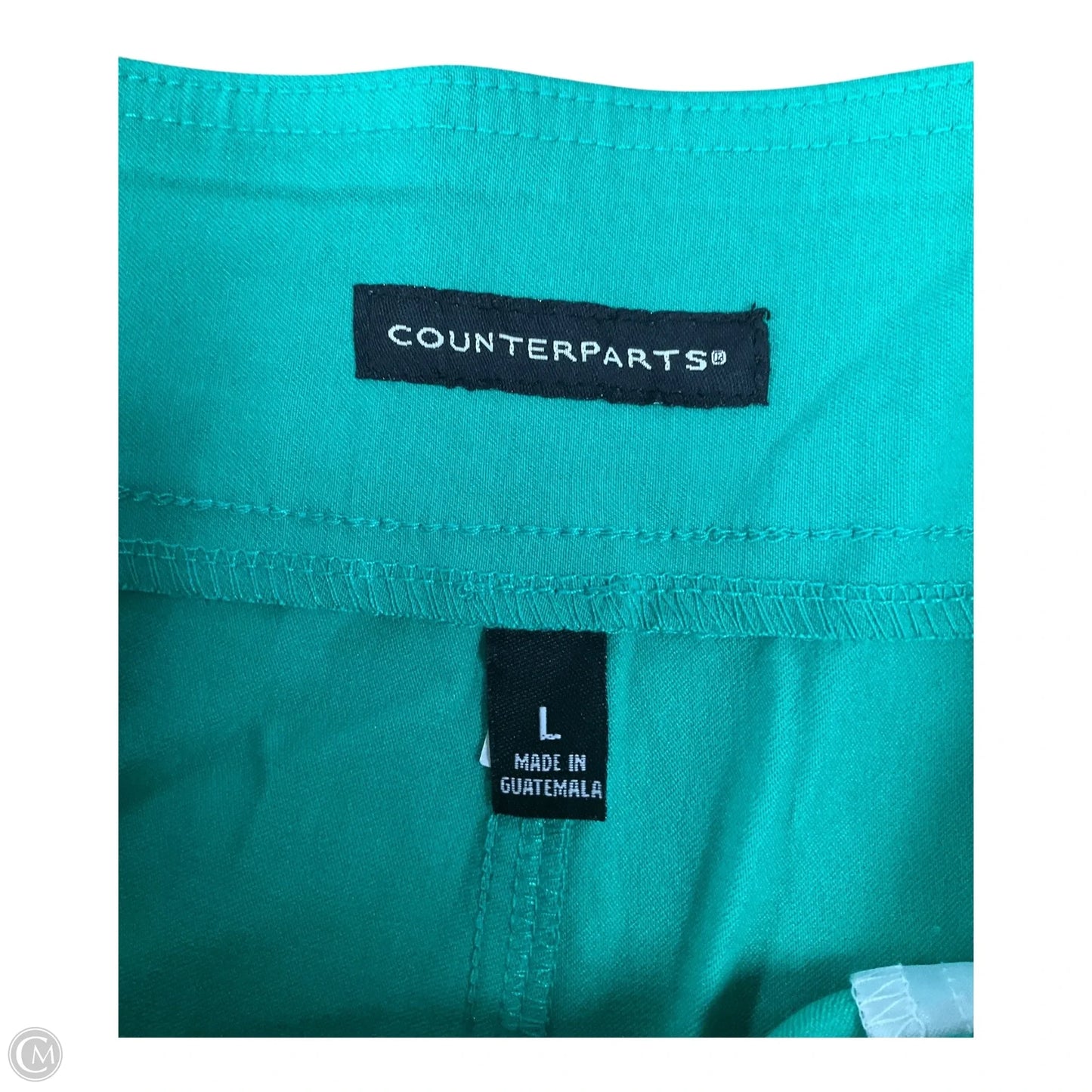 Shorts By Counterparts In Green, Size: 12