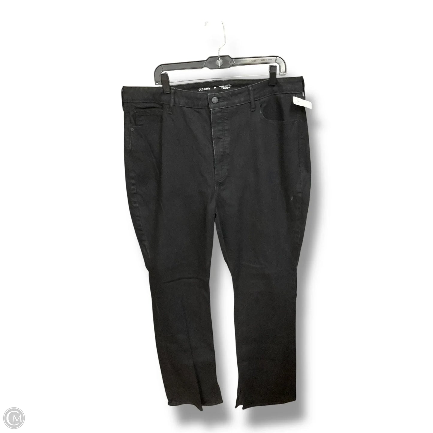 Jeans Boot Cut By Old Navy In Black Denim, Size: 18