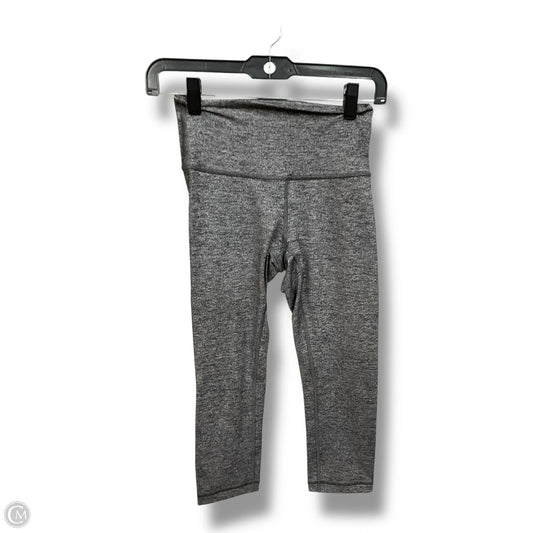 Athletic Capris By Lululemon In Grey, Size: S