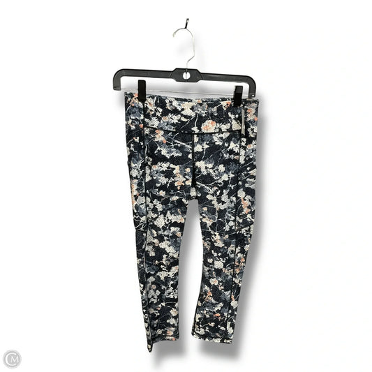 Athletic Capris By Lululemon In Floral Print, Size: S