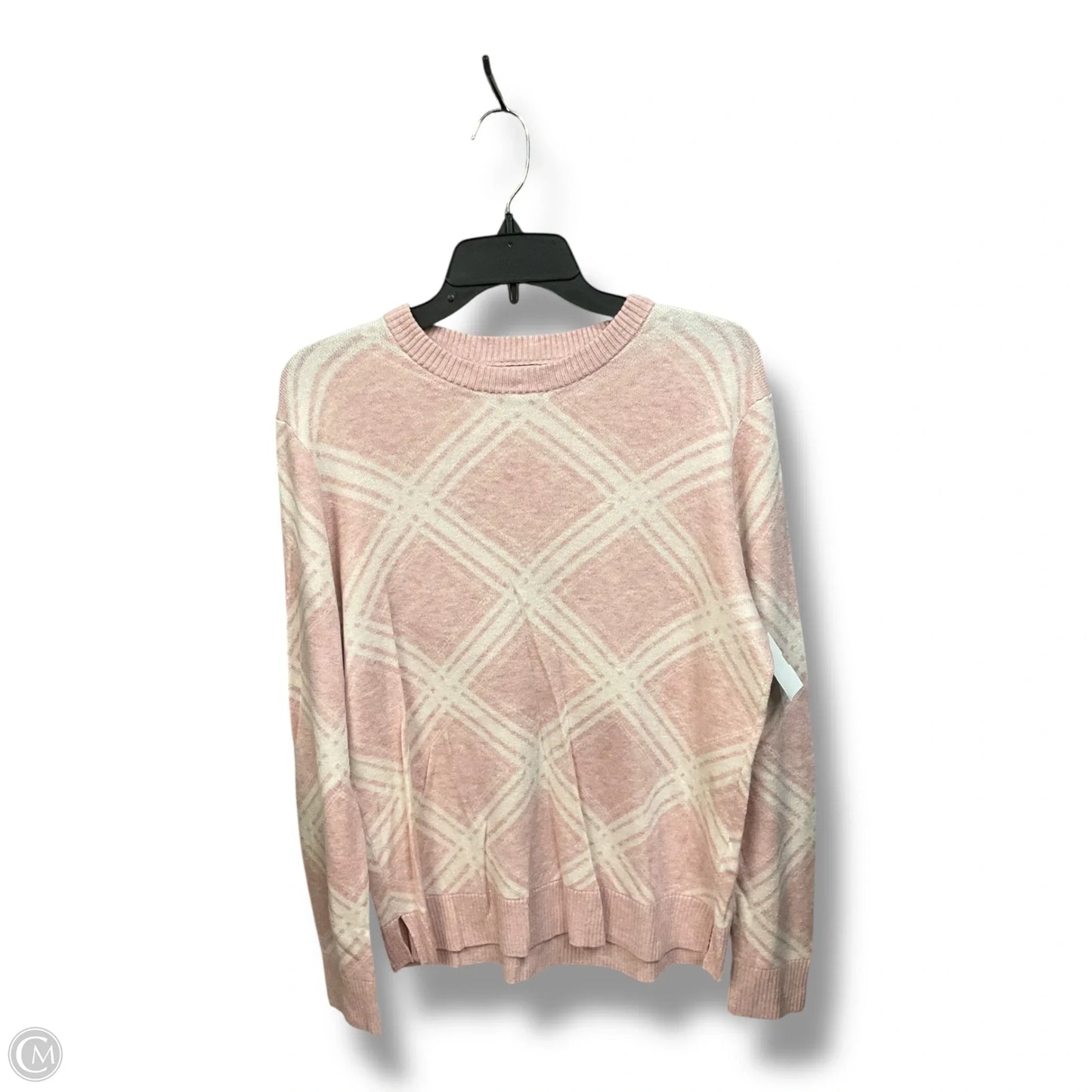 Sweater By A New Day In Pink & White, Size: Xxl