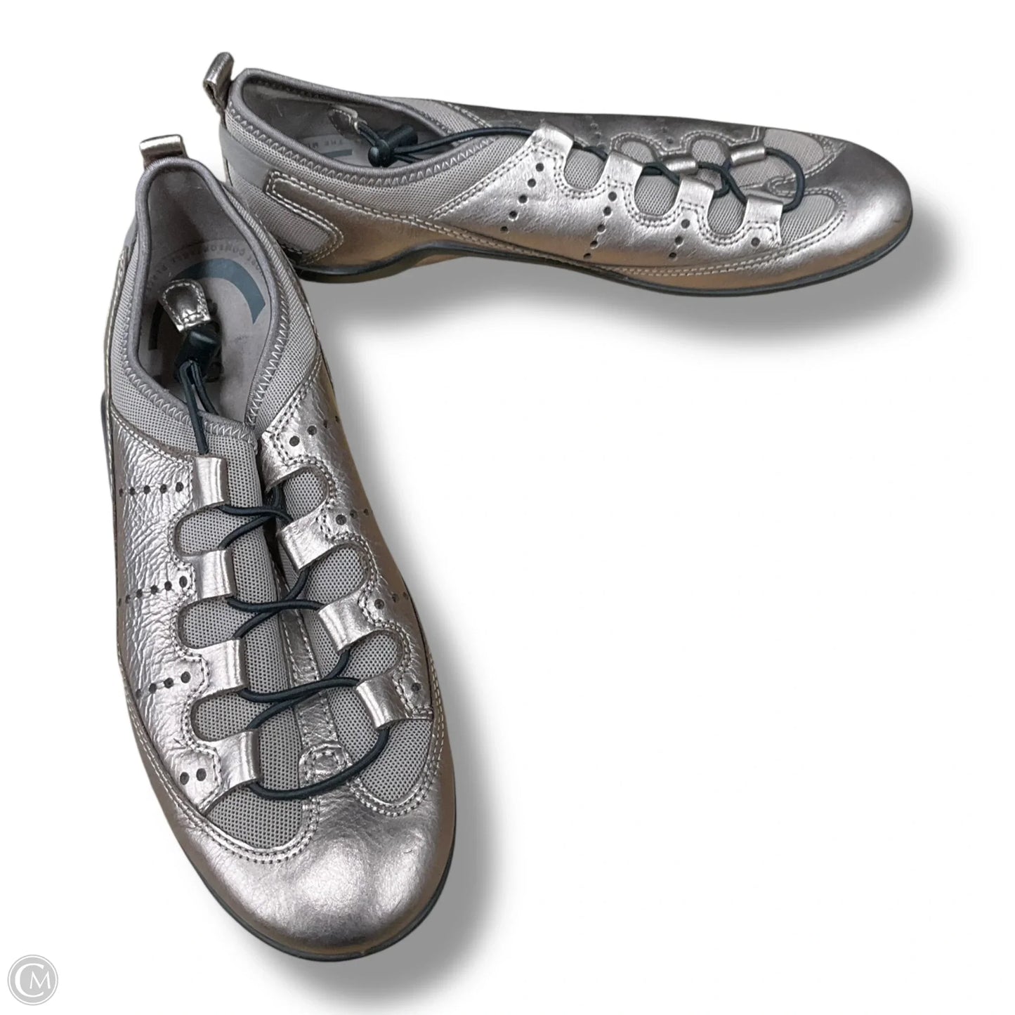 Shoes Flats By Ecco In Gold, Size: 10