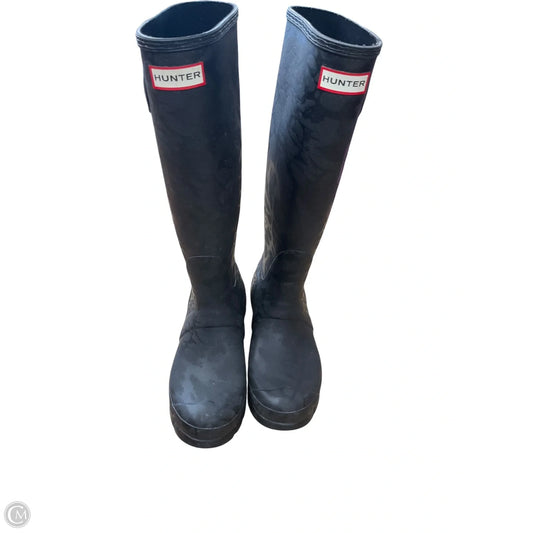 Boots Rain By Hunter In Black, Size: 7