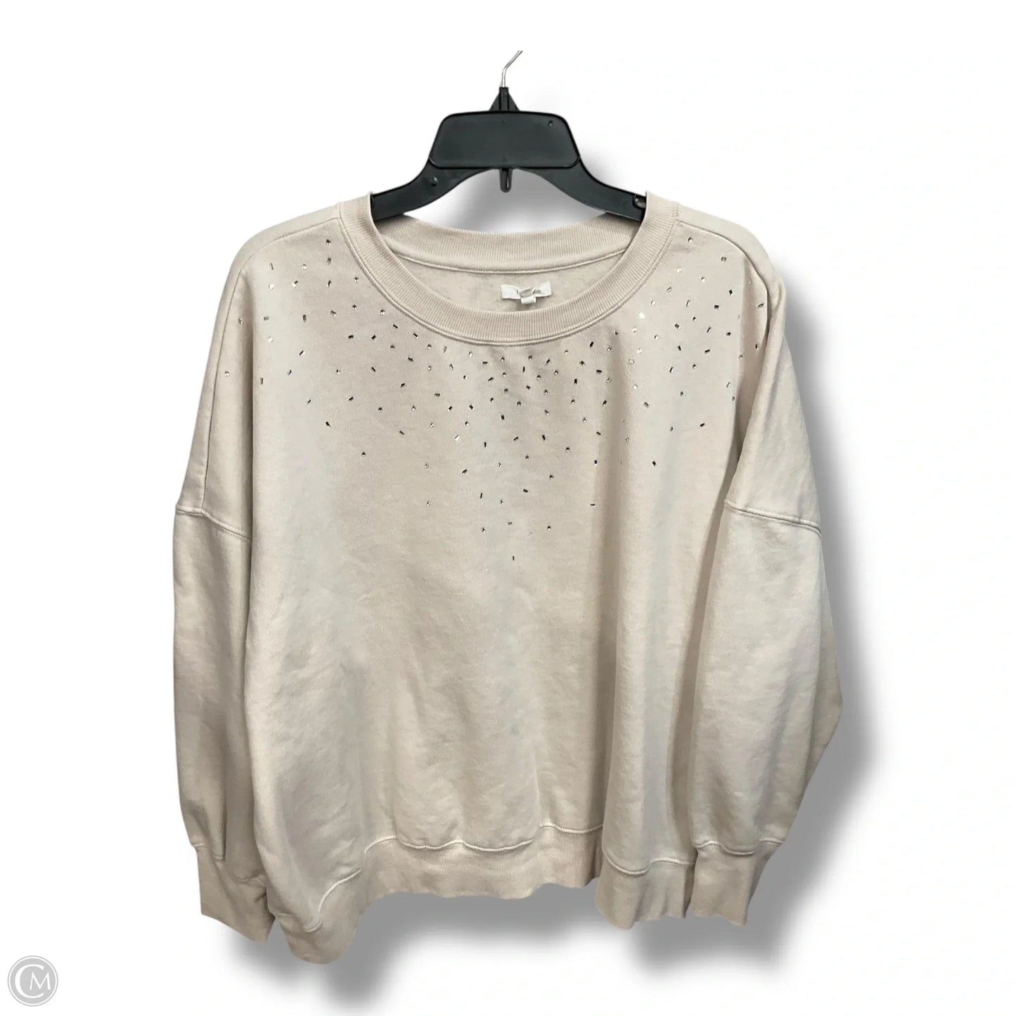 Sweatshirt Crewneck By Maurices In Taupe, Size: 2x