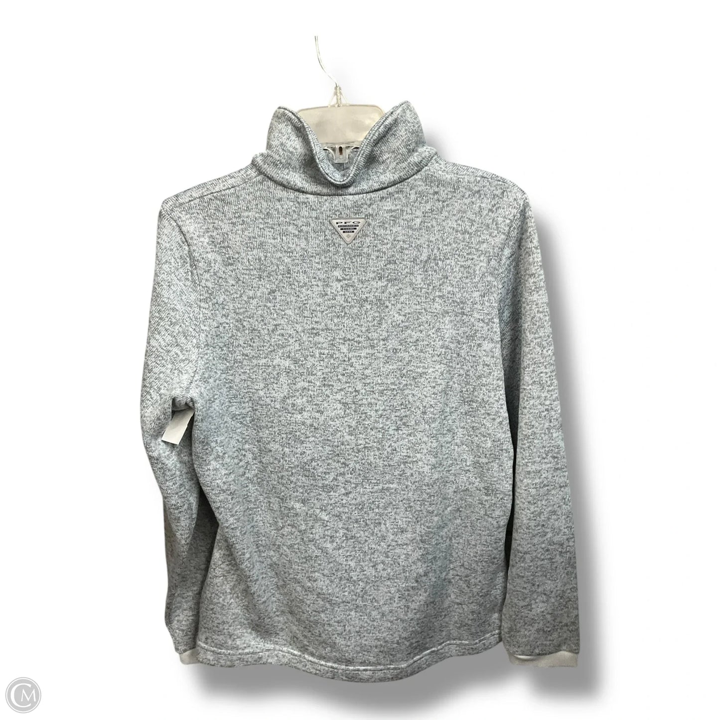 Athletic Sweatshirt Collar By Columbia In Grey, Size: M