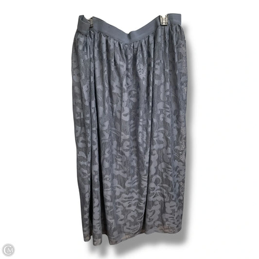 Skirt Midi By Lane Bryant In Grey, Size: 2x