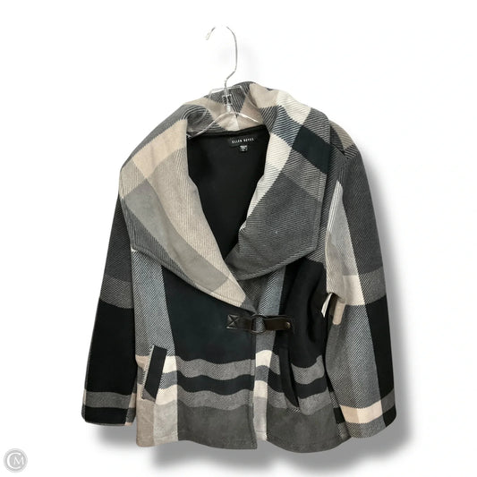 Jacket Fleece By Clothes Mentor In Black & Grey, Size: Xl