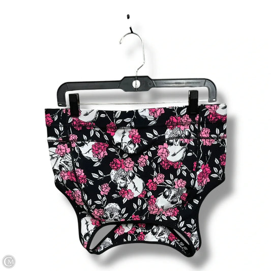 Athletic Bra By Torrid In Black & Pink, Size: 1x