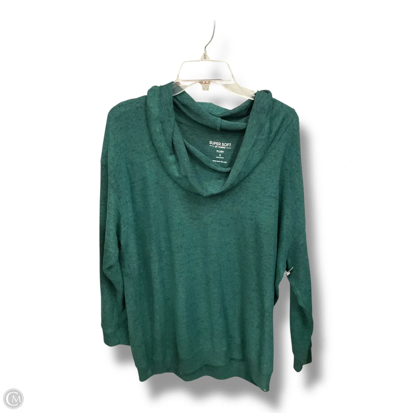 Top Long Sleeve By Torrid In Green, Size: 2x
