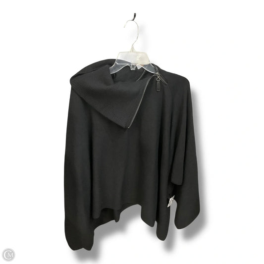 Poncho By Chicos In Black, Size: S