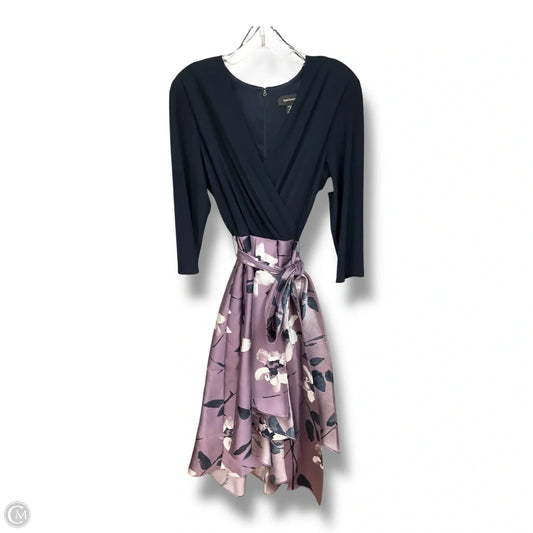 Dress Party Midi By Cme In Blue & Purple, Size: Xl